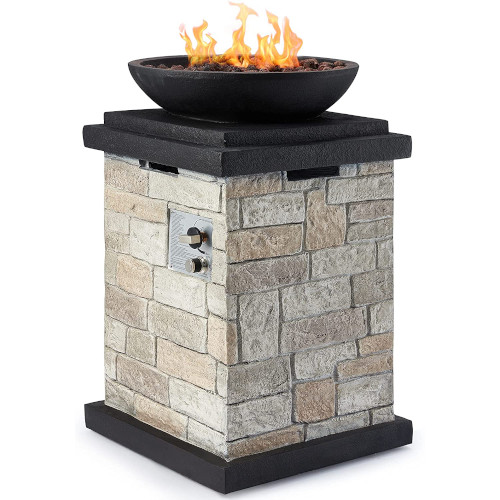 AVAWING Propane Firebowl Column